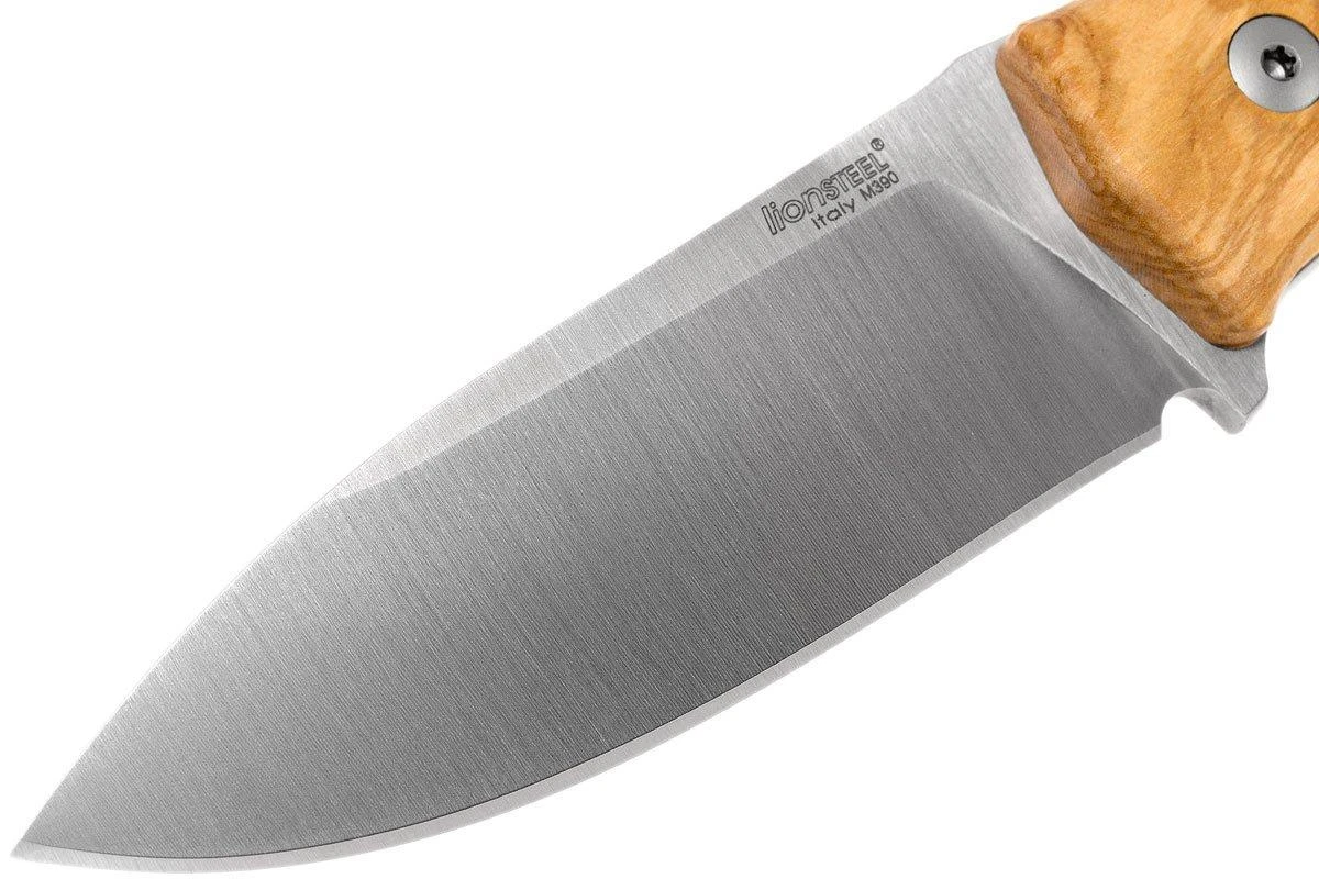 LionSteel M4-UL M390, Olivewood Handle 5 LionSteel M4-UL M390, Olivewood Handle - Image 3