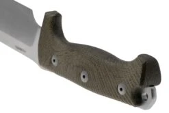 LionSteel M7 CVG Satin, Green Canvas Micarta Cuchillo Fijo, Molletta Design -Navaja Tienda LI M7 CVG 04 lionsteel