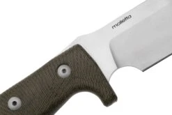 LionSteel M7 CVG Satin, Green Canvas Micarta Cuchillo Fijo, Molletta Design -Navaja Tienda LI M7 CVG 05 lionsteel