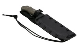 LionSteel M7 CVG Satin, Green Canvas Micarta Cuchillo Fijo, Molletta Design -Navaja Tienda LI M7 CVG 06 lionsteel