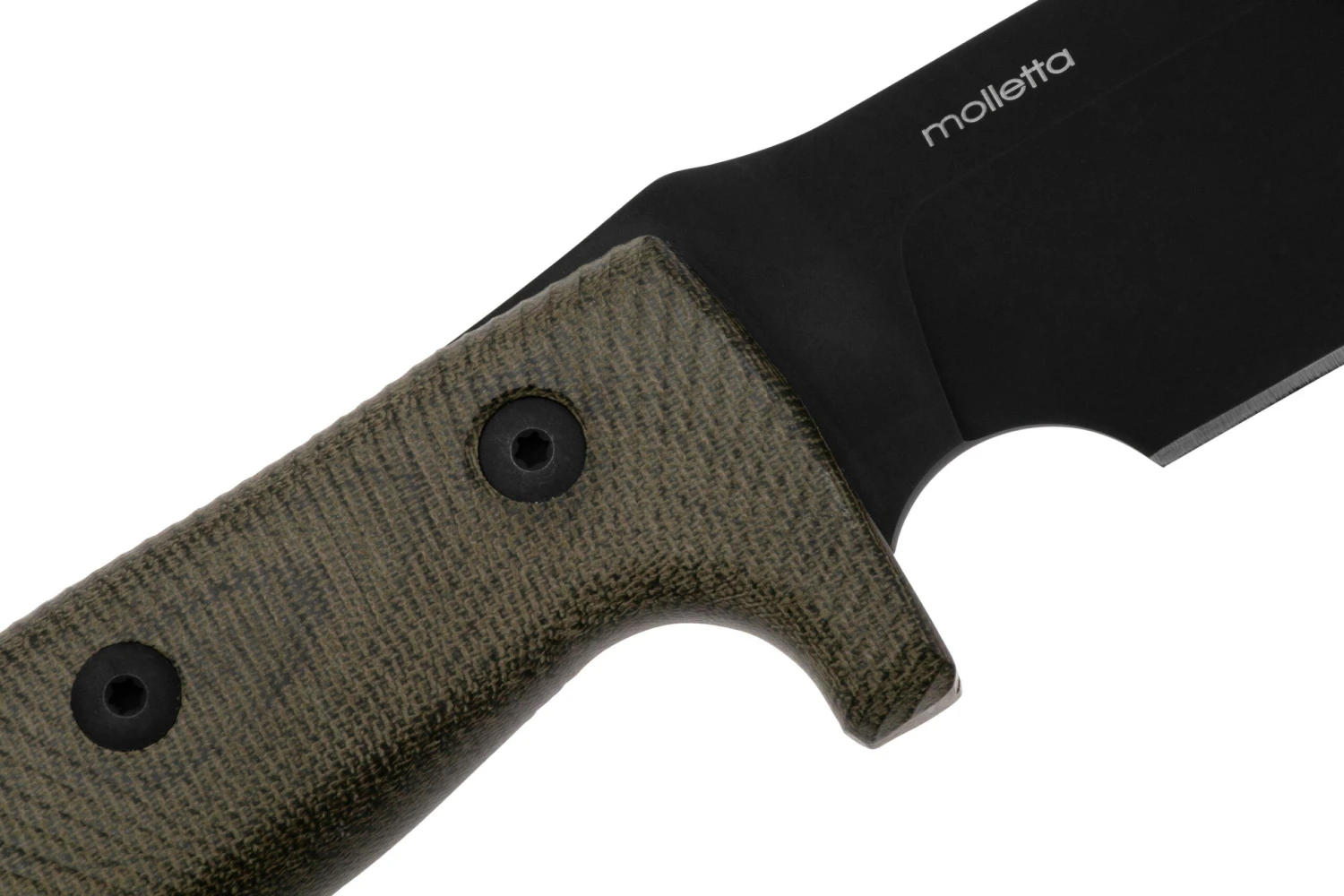 LionSteel M7B CVG Black, Green Canvas Micarta Cuchillo Fijo, Molletta Design 7 LionSteel M7B CVG Black, Green Canvas Micarta Cuchillo Fijo, Molletta Design - Image 5