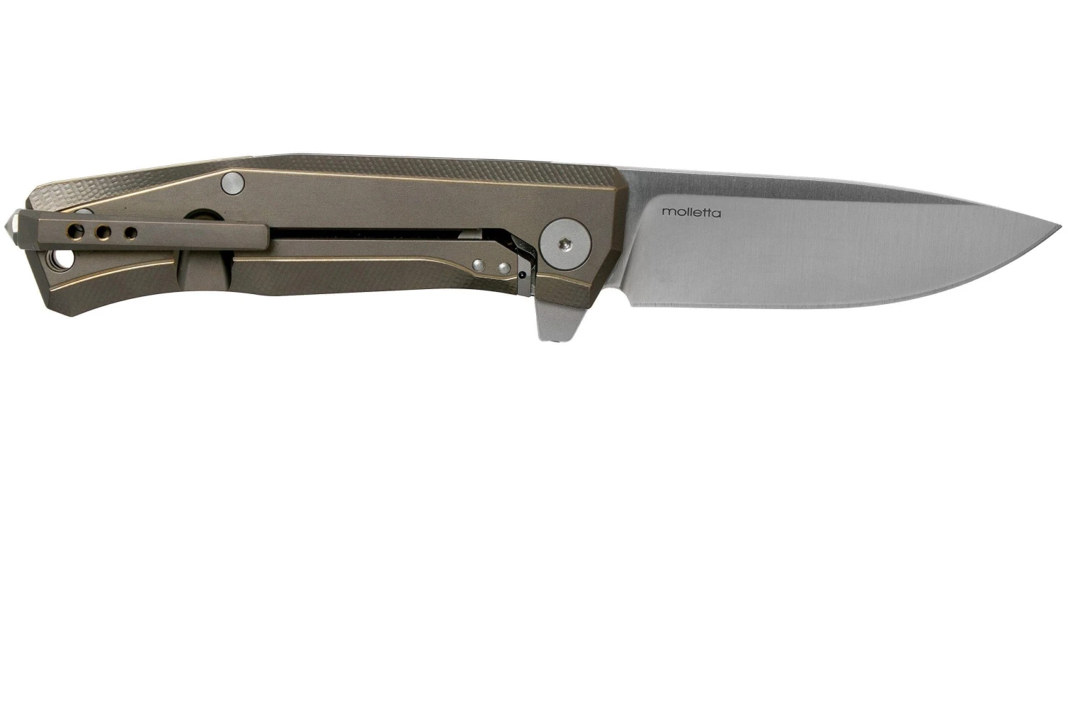LionSteel Myto MT01-BR Bronze Titanium Navaja, Molletta Design 4 LionSteel Myto MT01-BR Bronze Titanium Navaja, Molletta Design - Image 2