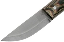 LT Wright Pronghorn, O1, Matte Python Micarta, Leather Sheath, Cuchillo Bushcraft -Navaja Tienda LT PH PYM LS 03 lt wright