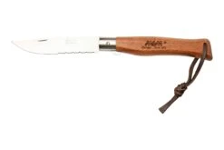 MAM Hunter Plus, Parcialmente Dentada, Cordón De Cuero, Linerlock 2066 Navaja