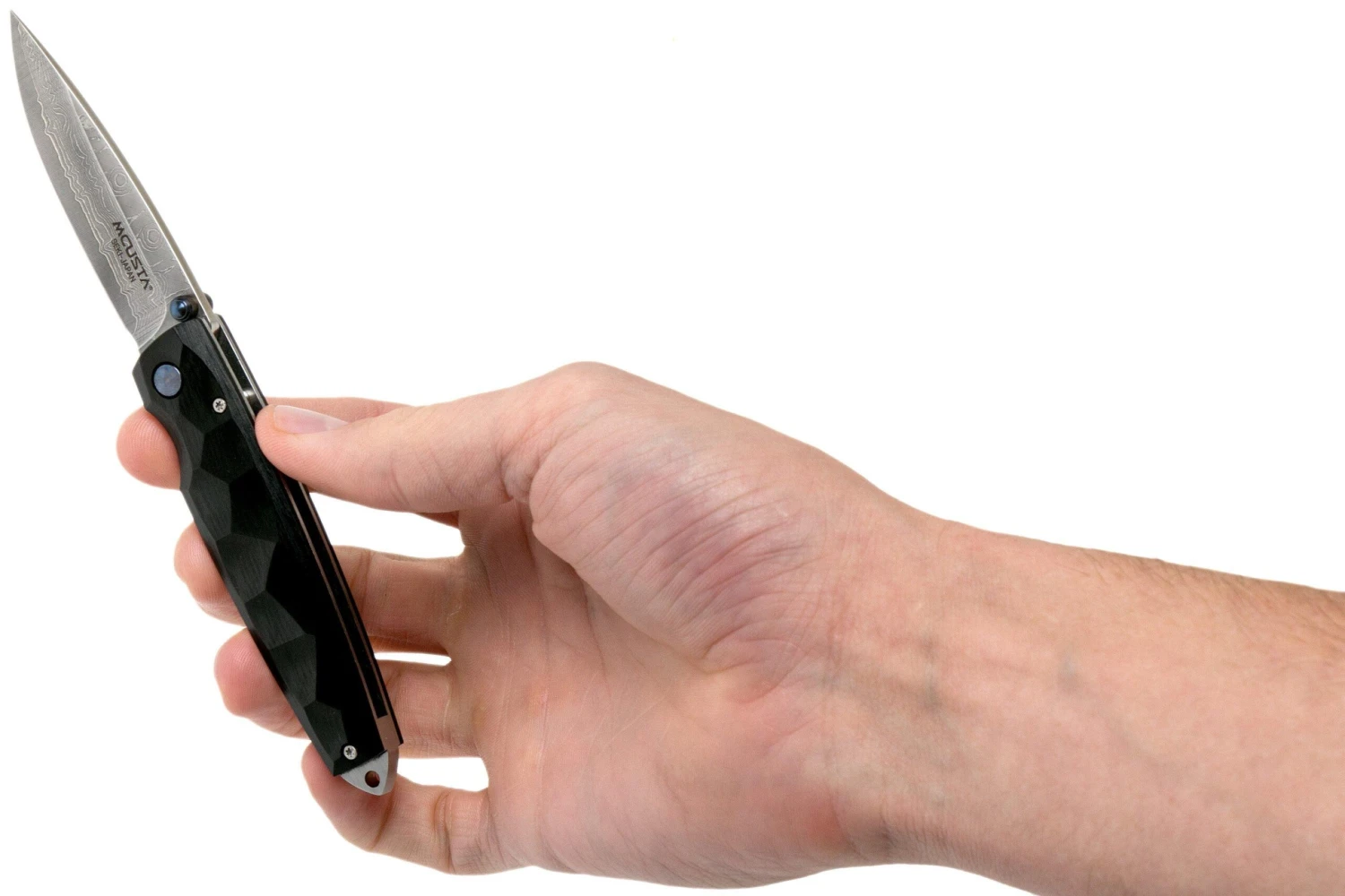 Mcusta MC-0079DP Shinra Emotion Tsuchi, Black Pakkawood, Cuchillo De Caballero 10 Mcusta MC-0079DP Shinra Emotion Tsuchi, Black Pakkawood, Cuchillo De Caballero - Image 8