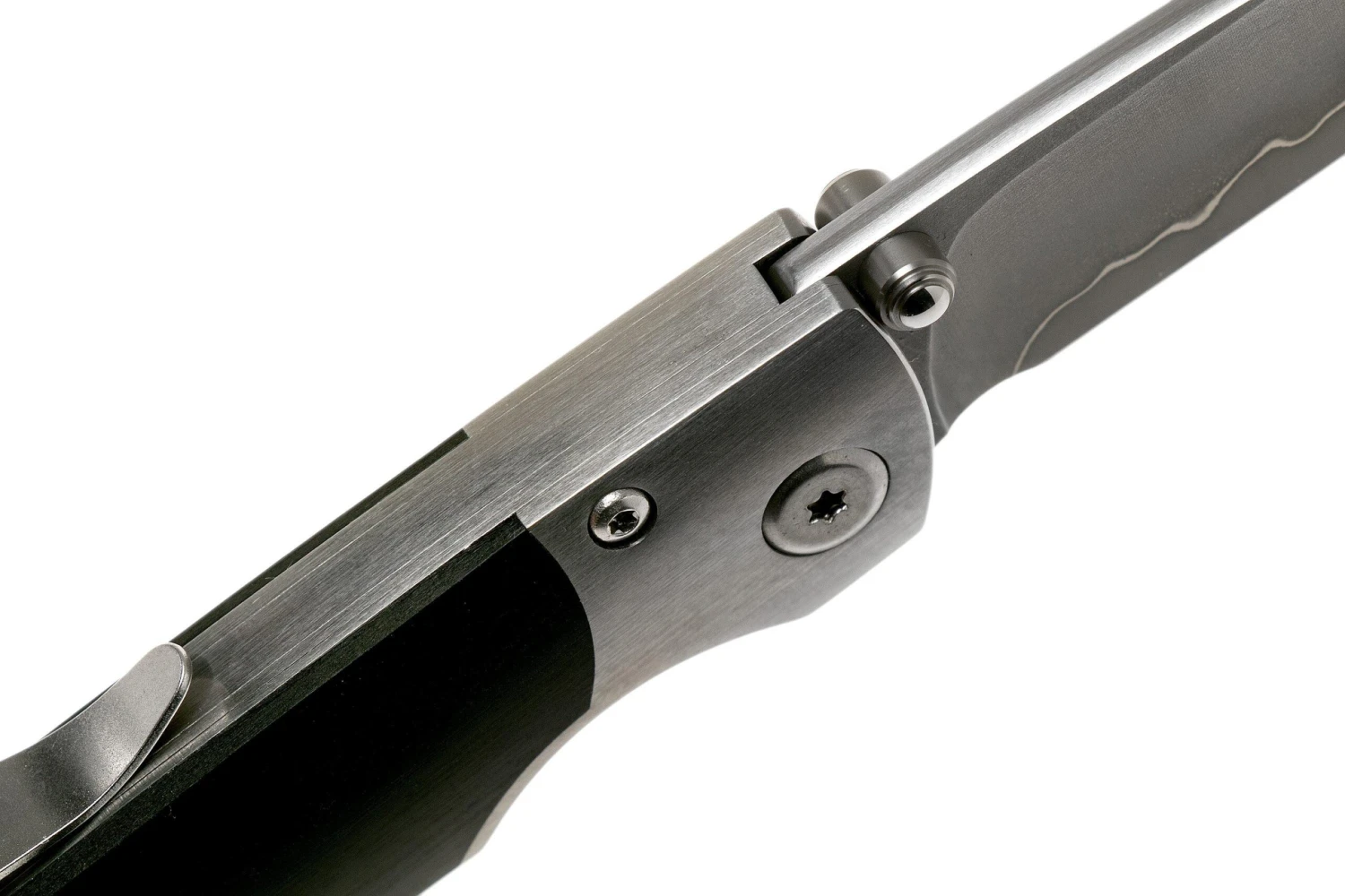 Mcusta MC-144G Shinra Mixture Teana, Black Pakkawood, Cuchillo De Caballero 8 Mcusta MC-144G Shinra Mixture Teana, Black Pakkawood, Cuchillo De Caballero - Image 6