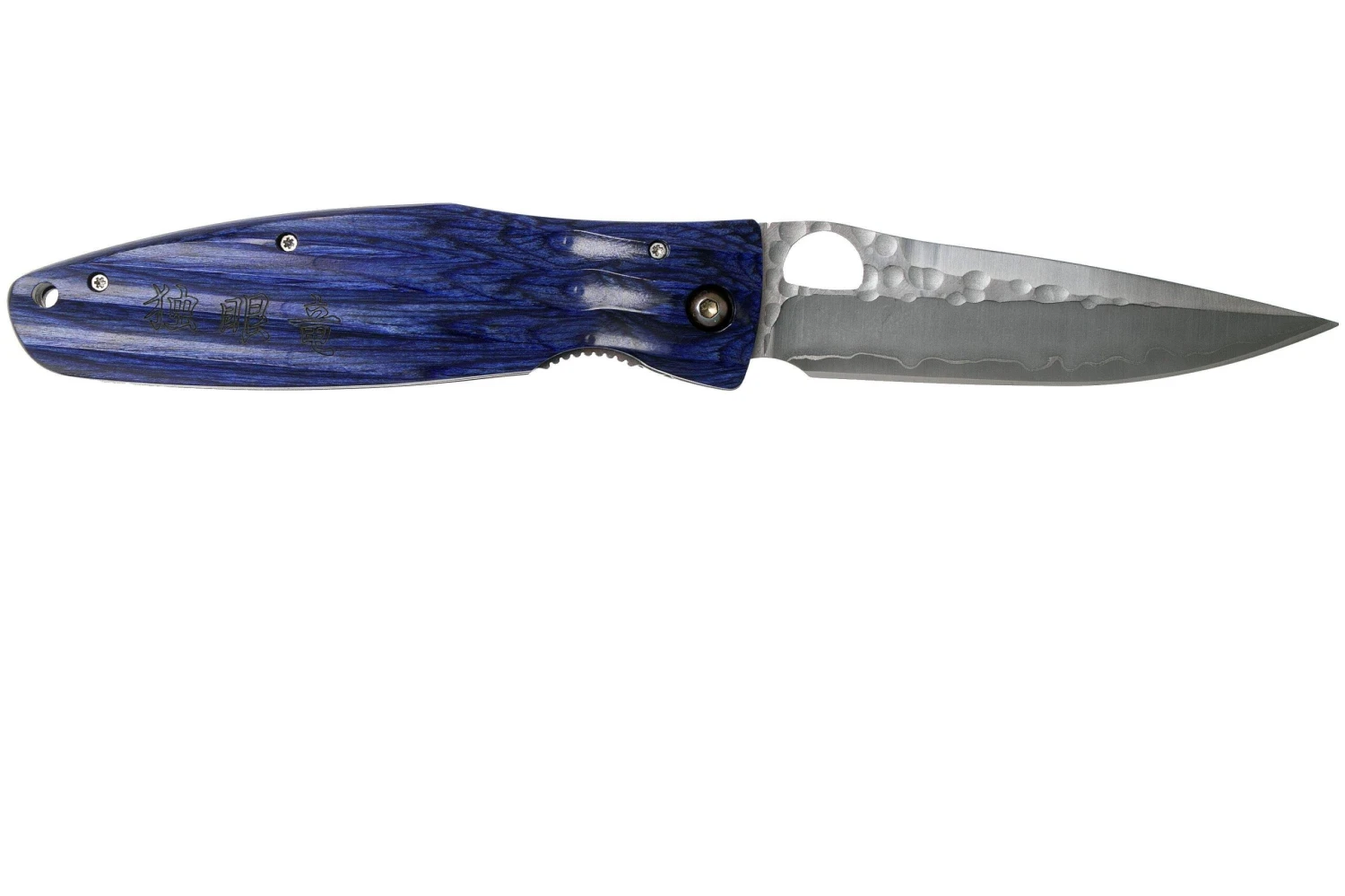 Mcusta MC-0186G Sengoku Date Masamune, Madera De Pakka Azul, Cuchillo De Caballero 4 Mcusta MC-0186G Sengoku Date Masamune, Madera De Pakka Azul, Cuchillo De Caballero - Image 2
