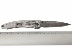 Mcusta MC-114D Forge Tsuchi Large Cuchillo De Caballero 17 Mcusta MC-114D Forge Tsuchi Large Cuchillo De Caballero -Navaja Tienda MC114D 08 mcusta tsuchi blank aluminium damast mc114d d6