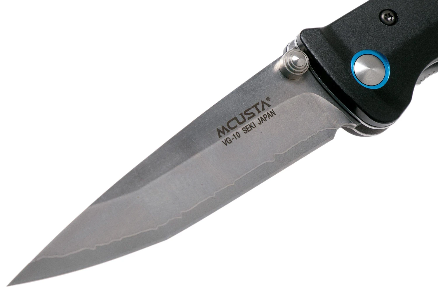 Mcusta MC-41C Katana, Negro/azul , Cuchillo De Caballero 5 Mcusta MC-41C Katana, Negro/azul , Cuchillo De Caballero - Image 3