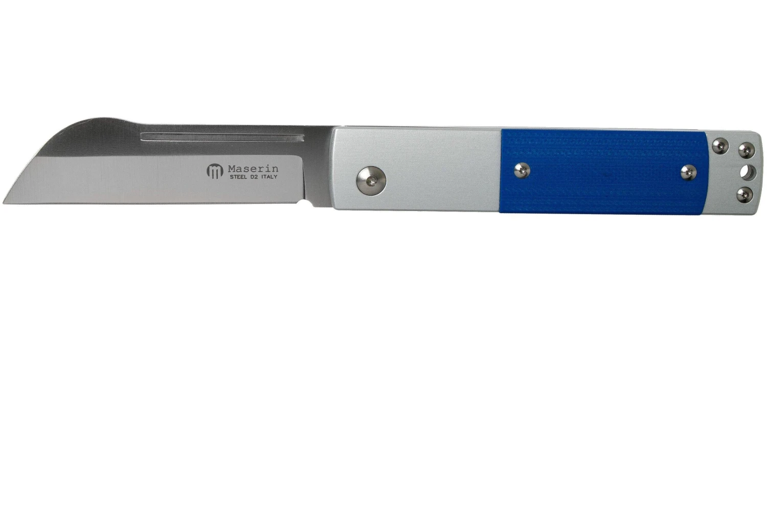 Maserin In-Estro Blue Micarta 165/MCB Navaja Slipjoint 3 Maserin In-Estro Blue Micarta 165/MCB Navaja Slipjoint