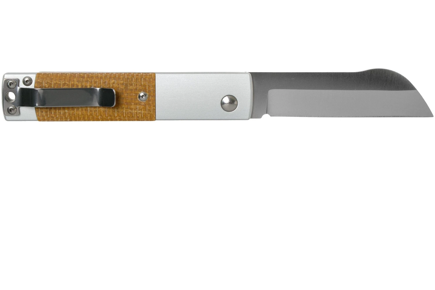 Maserin In-Estro Brown Micarta 165/MCM Navaja Slipjoint 4 Maserin In-Estro Brown Micarta 165/MCM Navaja Slipjoint - Image 2