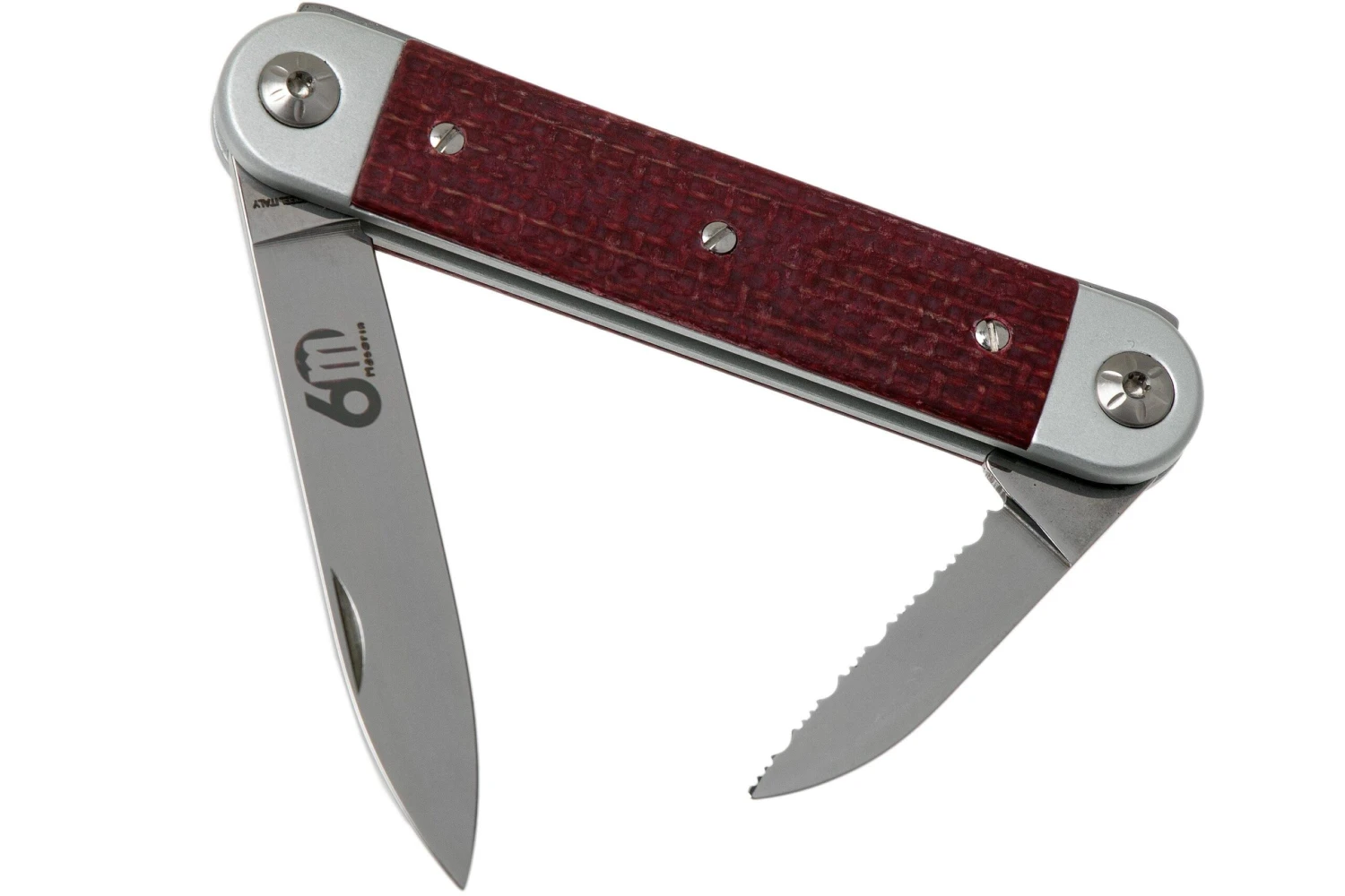 Maserin 60° Knife Sessantesimo 195/MCR Red Micarta Navaja 3 Maserin 60° Knife Sessantesimo 195/MCR Red Micarta Navaja