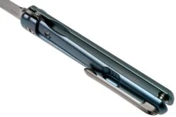 MKM Flame Drop FL01-TBSW Blue Titanium Navaja, Michael Zieba Design -Navaja Tienda MMK FL01 TBSW 05 mkm knives