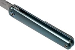 MKM Flame Drop FL01-TBSW Blue Titanium Navaja, Michael Zieba Design -Navaja Tienda MMK FL01 TBSW 07 mkm knives