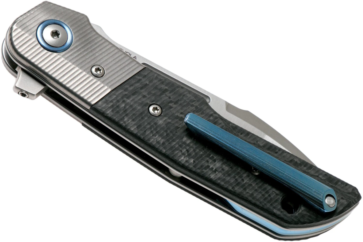 MKM Clap LS01-CT Titanium, Carbonfiber Navaja, Bob Terzuola Design 6 MKM Clap LS01-CT Titanium, Carbonfiber Navaja, Bob Terzuola Design - Image 4