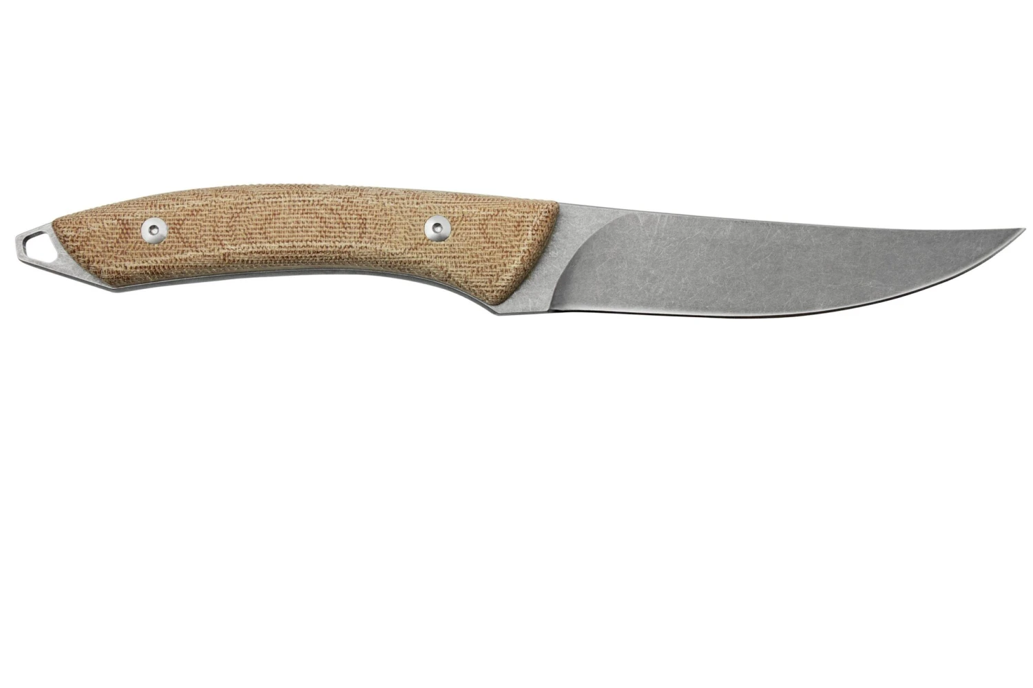 Mercury Trek 925-25CNC, Natural Canvas Micarta, Cuchillo De Caza 4 Mercury Trek 925-25CNC, Natural Canvas Micarta, Cuchillo De Caza - Image 2