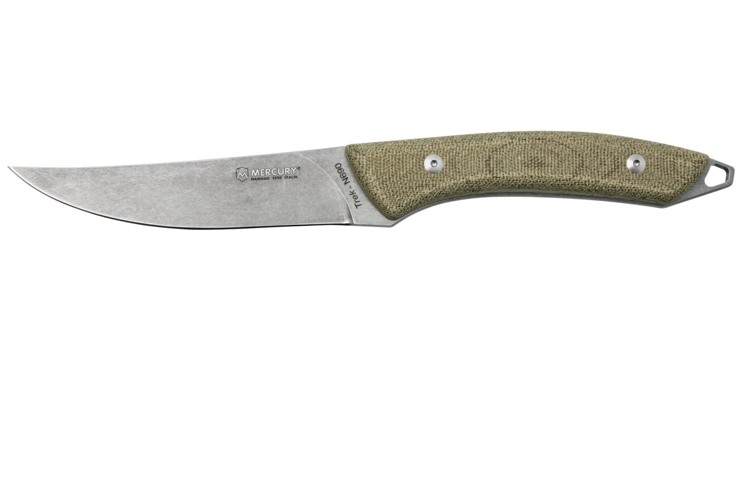 Mercury Trek 925-25CVC, Green Canvas Micarta, Cuchillo De Caza 3 Mercury Trek 925-25CVC, Green Canvas Micarta, Cuchillo De Caza