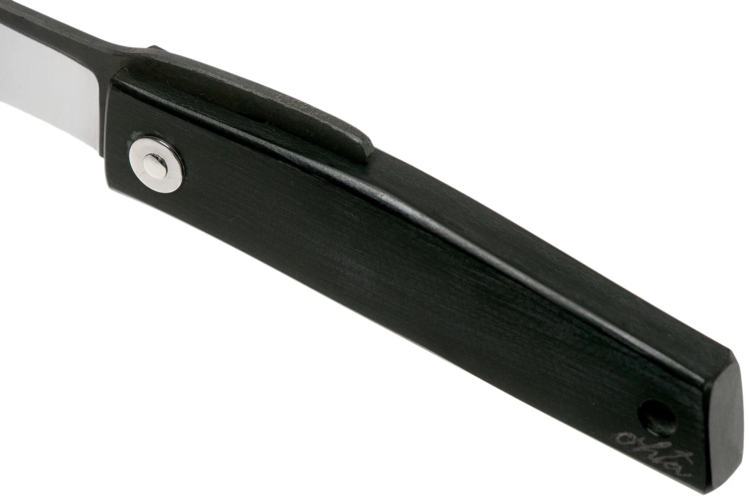 Ohta FK5 Higonokami-navaja, Black Canvas Micarta 9 Ohta FK5 Higonokami-navaja, Black Canvas Micarta - Image 7