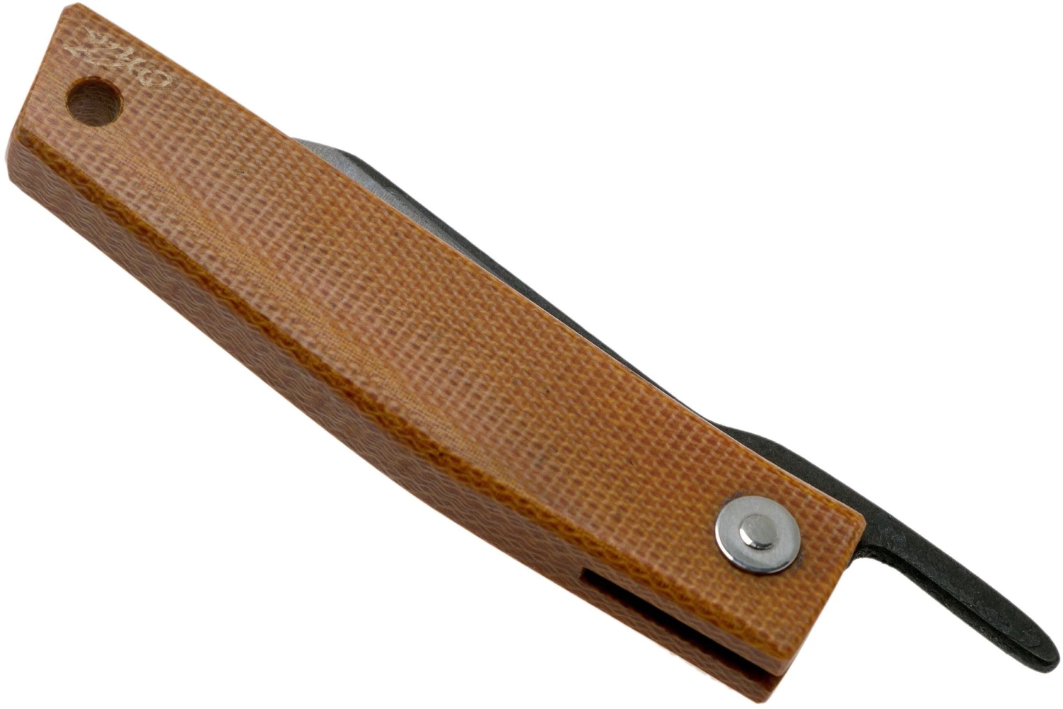 Ohta FK5 Higonokami-navaja, Natural Canvas Micarta 6 Ohta FK5 Higonokami-navaja, Natural Canvas Micarta - Image 4