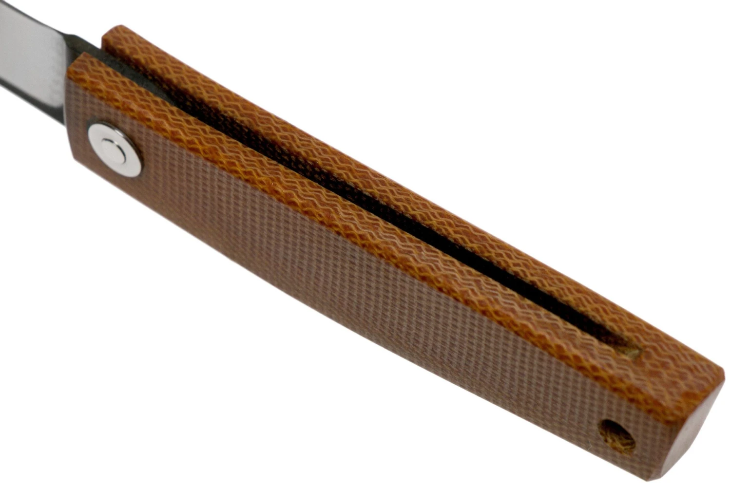 Ohta FK5 Higonokami-navaja, Natural Canvas Micarta 7 Ohta FK5 Higonokami-navaja, Natural Canvas Micarta - Image 5