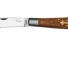 Otter Anchor Knife 173 Large Carbon, Sapeli, Brass Anchor, Navaja -Navaja Tienda OR173 01 otter
