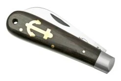 Otter Anchor Knife 174 R ML Small Stainless, Grenadilla Brass Anchor, Navaja -Navaja Tienda OR174RML 06 otter