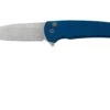 Pro-Tech Malibu 5305-Blue, Stonewashed Magnacut Wharncliffe, Blue Textured Aluminum Navaja -Navaja Tienda PH5305 Blue 01 protech