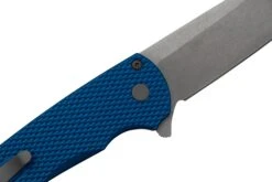 Pro-Tech Malibu 5305-Blue, Stonewashed Magnacut Wharncliffe, Blue Textured Aluminum Navaja -Navaja Tienda PH5305 Blue 05 protech