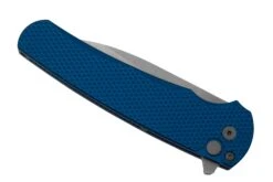 Pro-Tech Malibu 5305-Blue, Stonewashed Magnacut Wharncliffe, Blue Textured Aluminum Navaja -Navaja Tienda PH5305 Blue 06 protech