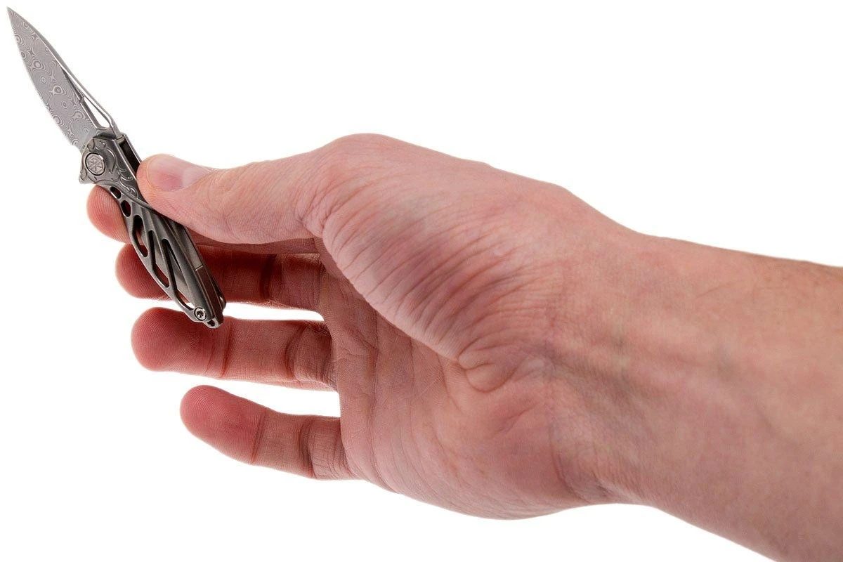 Rike Mini Hummingbird Navaja Damascus, Stonewashed 10 Rike Mini Hummingbird Navaja Damascus, Stonewashed - Image 8