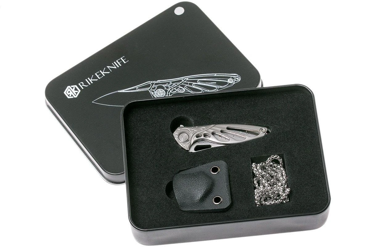 Rike Mini Hummingbird Navaja Damascus, Stonewashed 12 Rike Mini Hummingbird Navaja Damascus, Stonewashed - Image 10