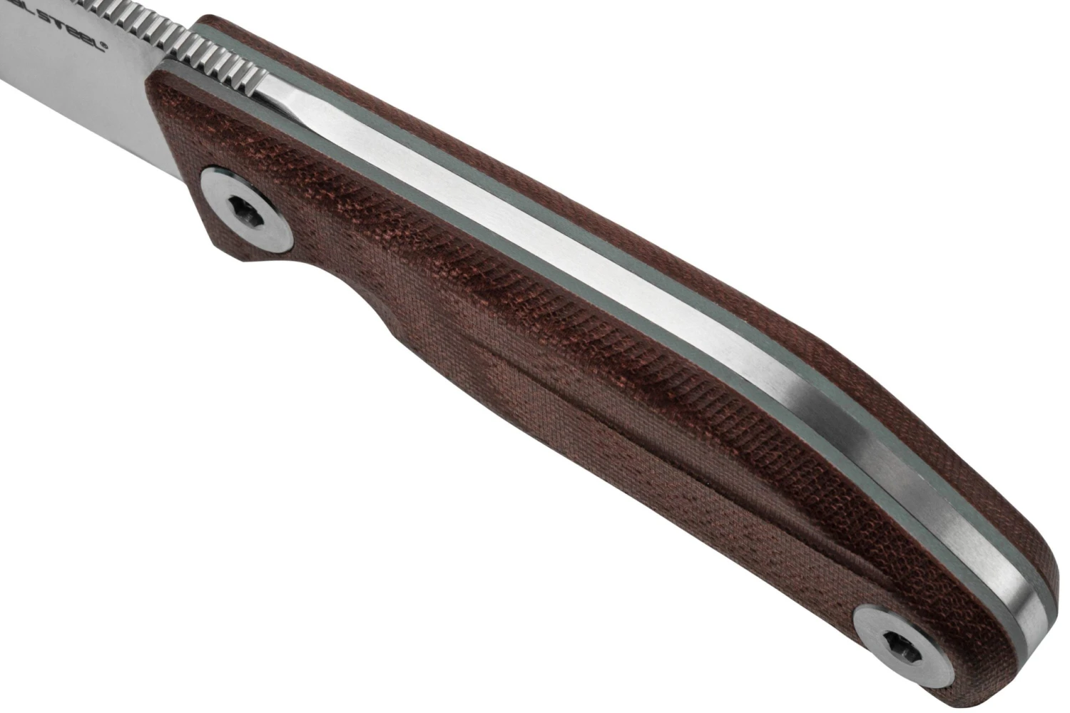 Real Steel CVX-80 Red Micarta 3564 Convex Cuchillo De Bushcraft, Diseño Poltergeist 8 Real Steel CVX-80 Red Micarta 3564 Convex Cuchillo De Bushcraft, Diseño Poltergeist - Image 6