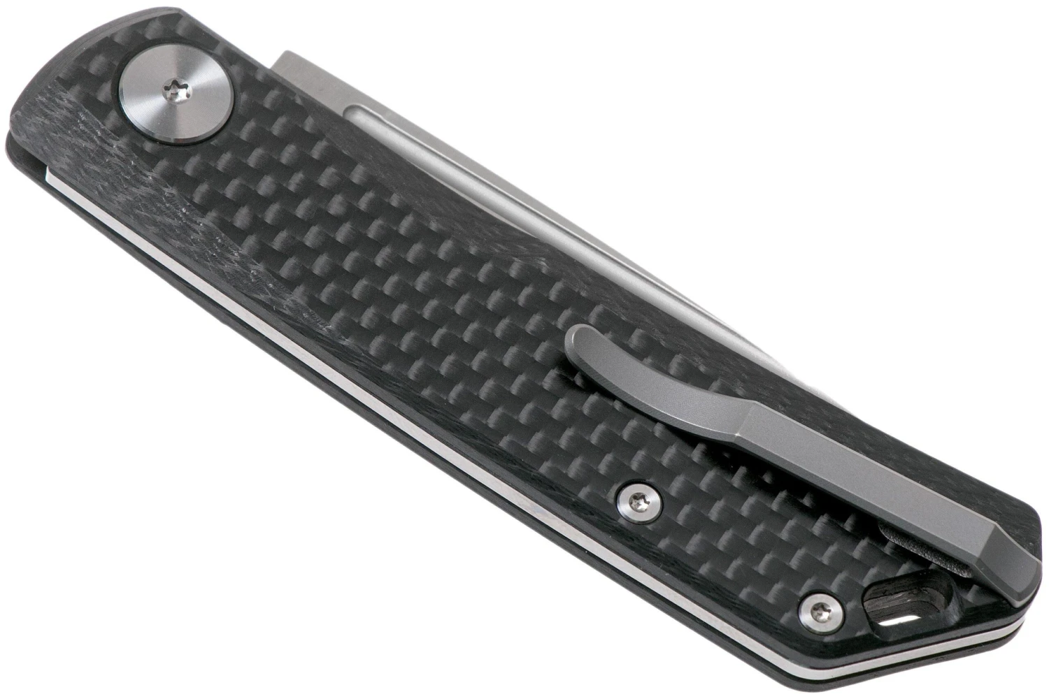 Real Steel Luna Premium II M390 Carbon Fibre 7005P Knivesandtools Exclusive Navaja Slipjoint 6 Real Steel Luna Premium II M390 Carbon Fibre 7005P Knivesandtools Exclusive Navaja Slipjoint - Image 4