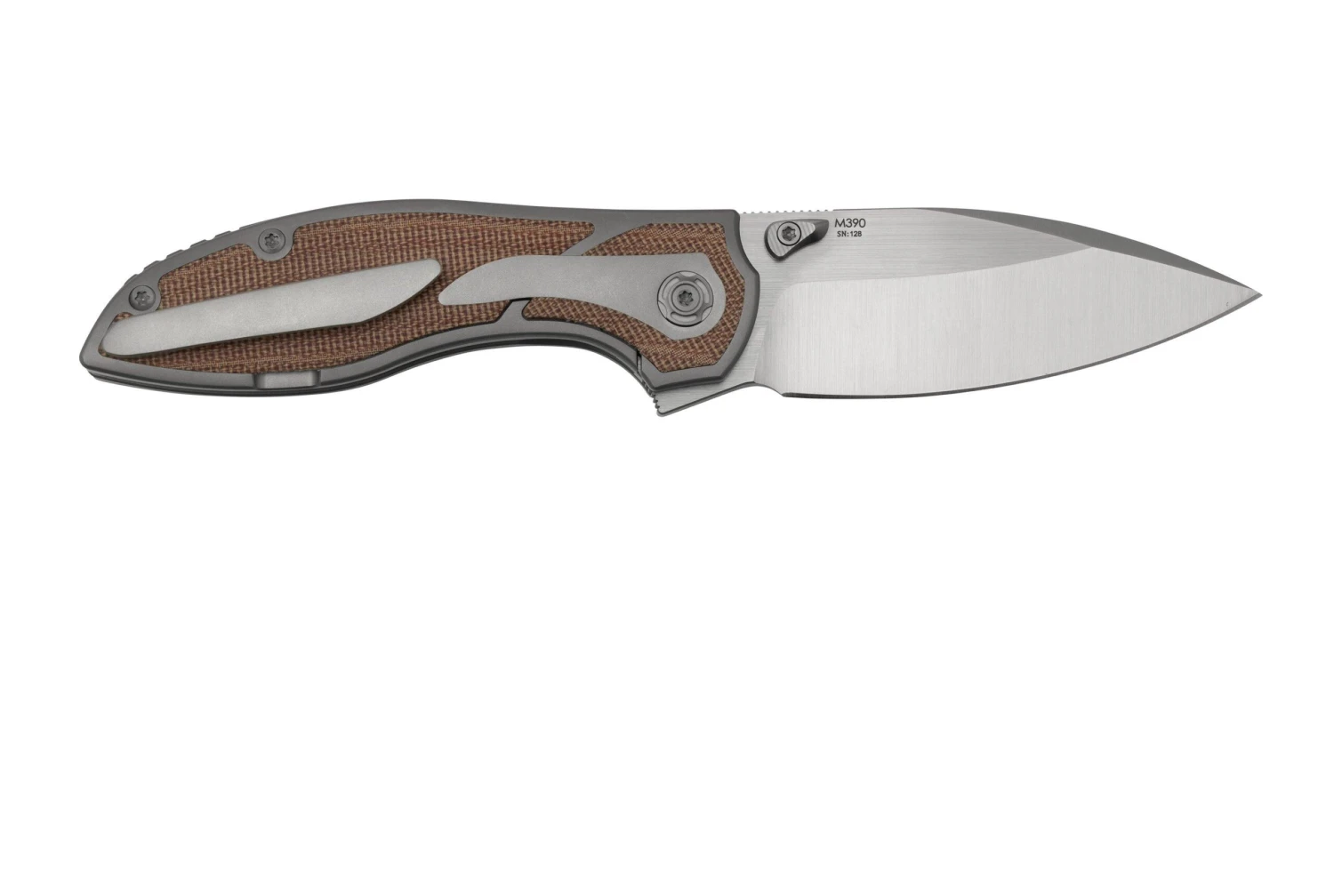 Reate Iron X, IRONX-BM Brown Micarta, Diseño Kirby Lambert 4 Reate Iron X, IRONX-BM Brown Micarta, Diseño Kirby Lambert - Image 2