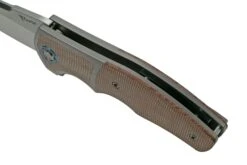 Reate Mini Crossroads M390, Brown Micarta MCR-BRM Navaja, Diseño Kirby Lambert 16 Reate Mini Crossroads M390, Brown Micarta MCR-BRM Navaja, Diseño Kirby Lambert -Navaja Tienda RT MCR BRM 06 reate