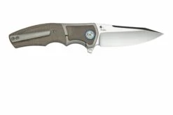 Reate Mini Crossroads M390, Green Micarta MCR-GRM Navaja, Diseño Kirby Lambert -Navaja Tienda RT MCR GRM 02 reate