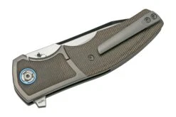 Reate Mini Crossroads M390, Green Micarta MCR-GRM Navaja, Diseño Kirby Lambert -Navaja Tienda RT MCR GRM 05 reate