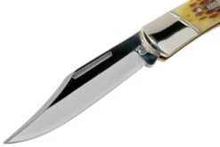 Rough Ryder Folding Hunter Amber Bone RR066 Navaja Lockback -Navaja Tienda RY066 03 rough ryder