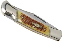 Rough Ryder Folding Hunter Amber Bone RR066 Navaja Lockback -Navaja Tienda RY066 04 rough ryder