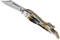 Rough Ryder Lady Leg Knife Cinnamon Stag RR2162 Damascus Navaja Slipjoint 11 Rough Ryder Lady Leg Knife Cinnamon Stag RR2162 Damascus Navaja Slipjoint -Navaja Tienda RY2162 05 rough ryder