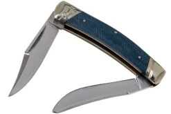 Rough Ryder Small Moose Denim RR2190 Carbon Navaja Slipjoint