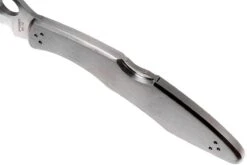 Spyderco C07 Police Parcialmente Dentado, Acero Inoxidable -Navaja Tienda SPC07PS 06 spyderco police spc07ps 06
