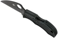 Spyderco Manbug Wharncliffe Black MBKWPBK Navaja -Navaja Tienda SPMBKWPBK 05 spyderco