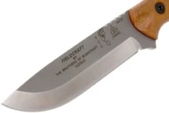 TOPS Knives B.O.B. Fieldcraft154CM Tan Canvas Micarta BROS-154-TC -Navaja Tienda TK BROS 154 TC 03 tops knives tk bros 154 tc 03