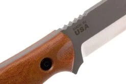 TOPS Knives B.O.B. Fieldcraft154CM Tan Canvas Micarta BROS-154-TC -Navaja Tienda TK BROS 154 TC 05 tops knives tk bros 154 tc 05