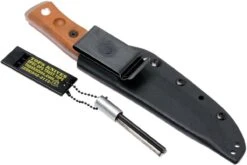 TOPS Knives B.O.B. Fieldcraft154CM Tan Canvas Micarta BROS-154-TC -Navaja Tienda TK BROS 154 TC 09 tops knives tk bros 154 tc 09