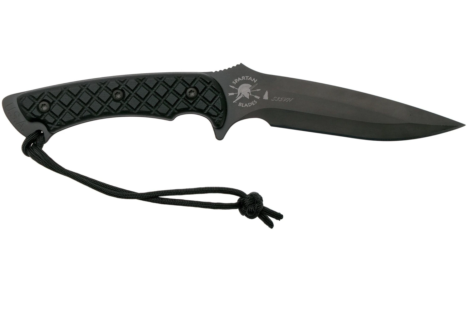 Spartan Blades Ares SB1BKBKKYBK Black/Black/Black Sheath Cuchillo De Supervivencia 4 Spartan Blades Ares SB1BKBKKYBK Black/Black/Black Sheath Cuchillo De Supervivencia - Image 2