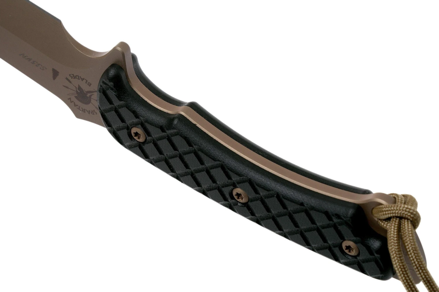Spartan Blades Horkos SB4DEBKKYTN Flat Dark Earth/Black/Tan Sheath Cuchillo De Supervivencia 6 Spartan Blades Horkos SB4DEBKKYTN Flat Dark Earth/Black/Tan Sheath Cuchillo De Supervivencia - Image 4