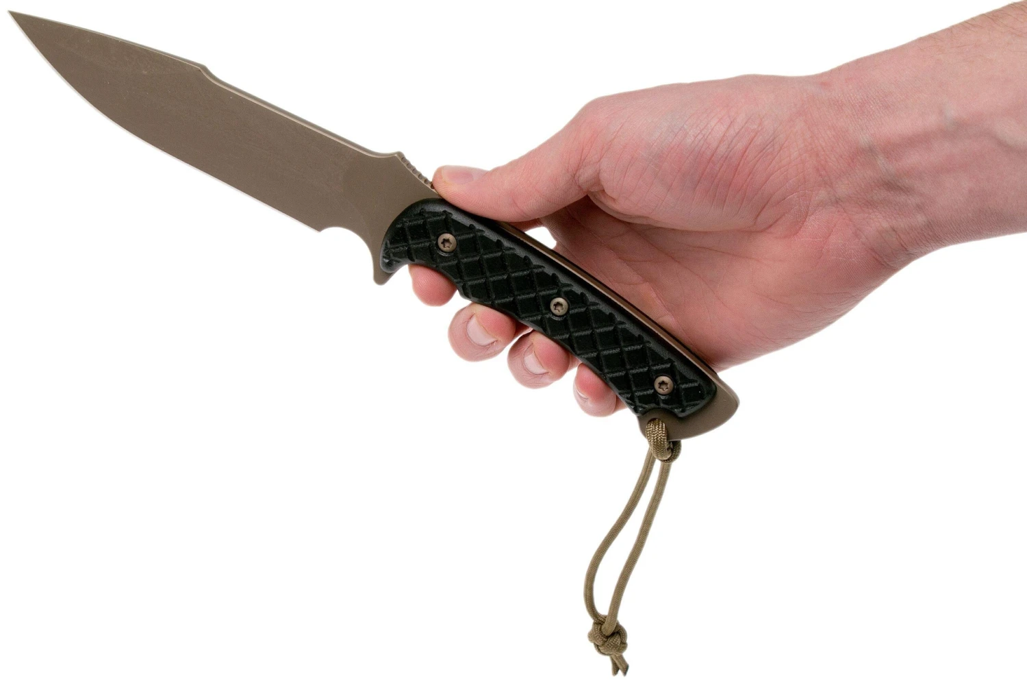 Spartan Blades Horkos SB4DEBKKYTN Flat Dark Earth/Black/Tan Sheath Cuchillo De Supervivencia 8 Spartan Blades Horkos SB4DEBKKYTN Flat Dark Earth/Black/Tan Sheath Cuchillo De Supervivencia - Image 6