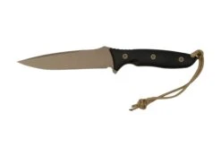 Spartan Blades Moros SB53DEBKNLBK Flat Dark Earth, Black Micarta, Funda Molle-Black, Cuchillo De Supervivencia